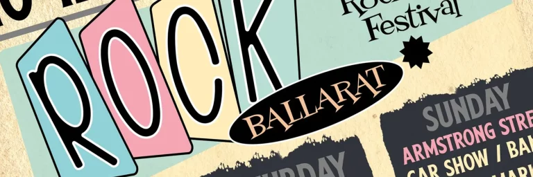 Rock Ballarat 2023 Poster Masthead