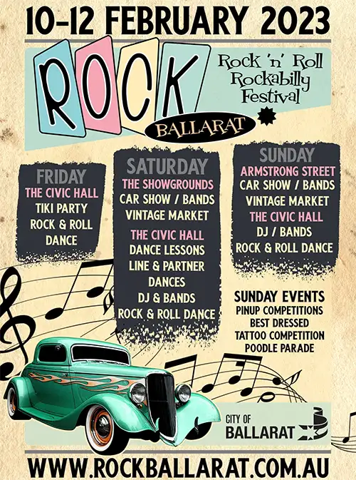 Rock Ballarat Poster Graphic